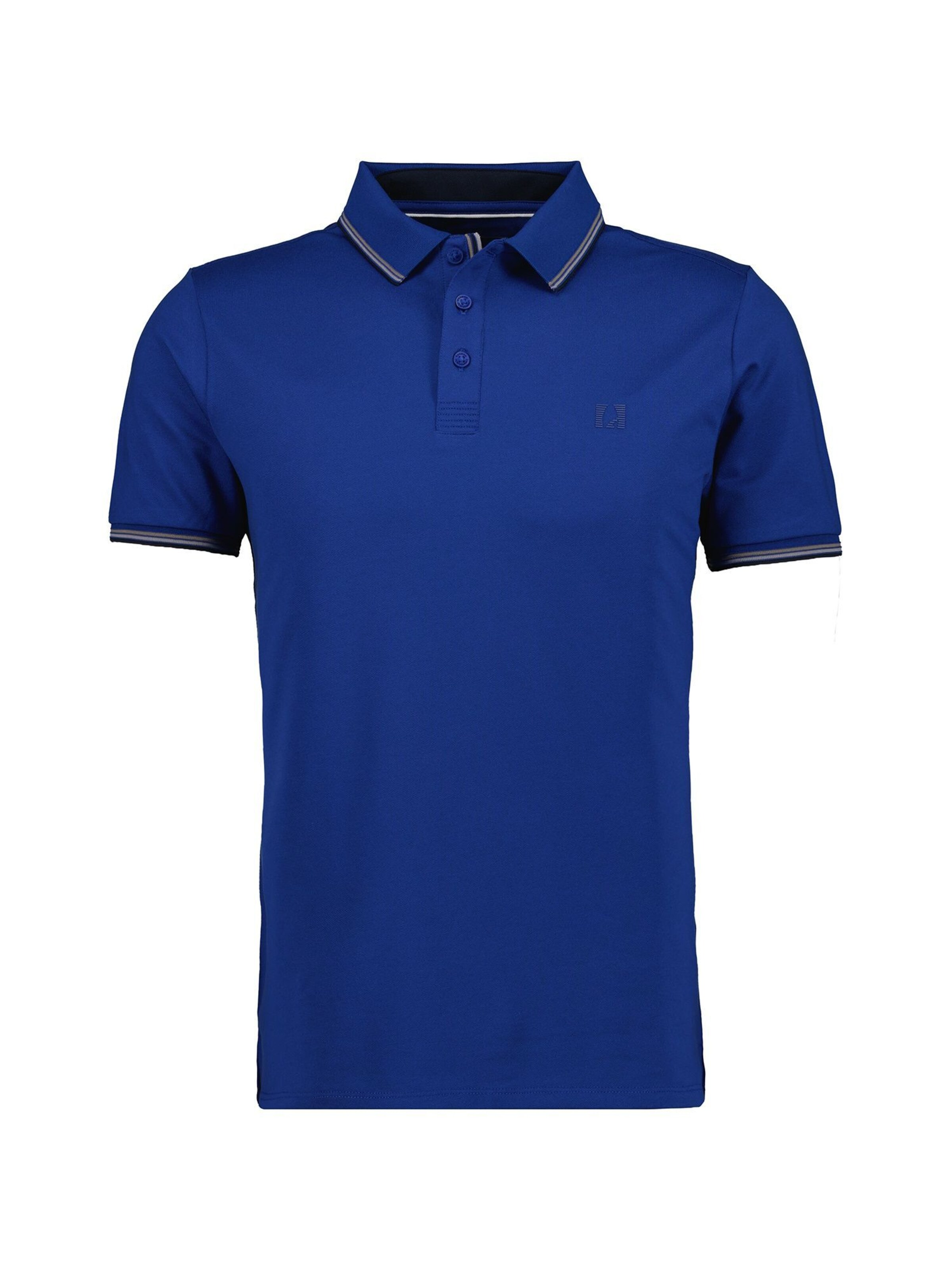 Ragman Poloshirt in Blau: Vorderseite