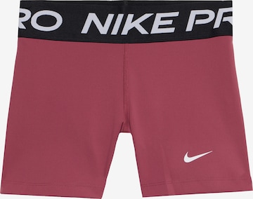rožinė NIKE Siauras Sportinės kelnės 'Pro': priekis