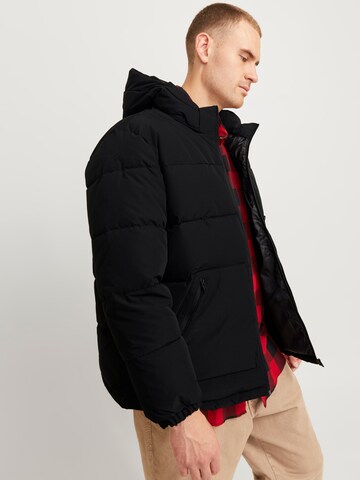 Jack & Jones Plus Winter jacket 'JJEOtto' in Black
