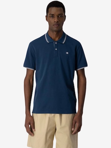 T-Shirt Champion Authentic Athletic Apparel en bleu : devant