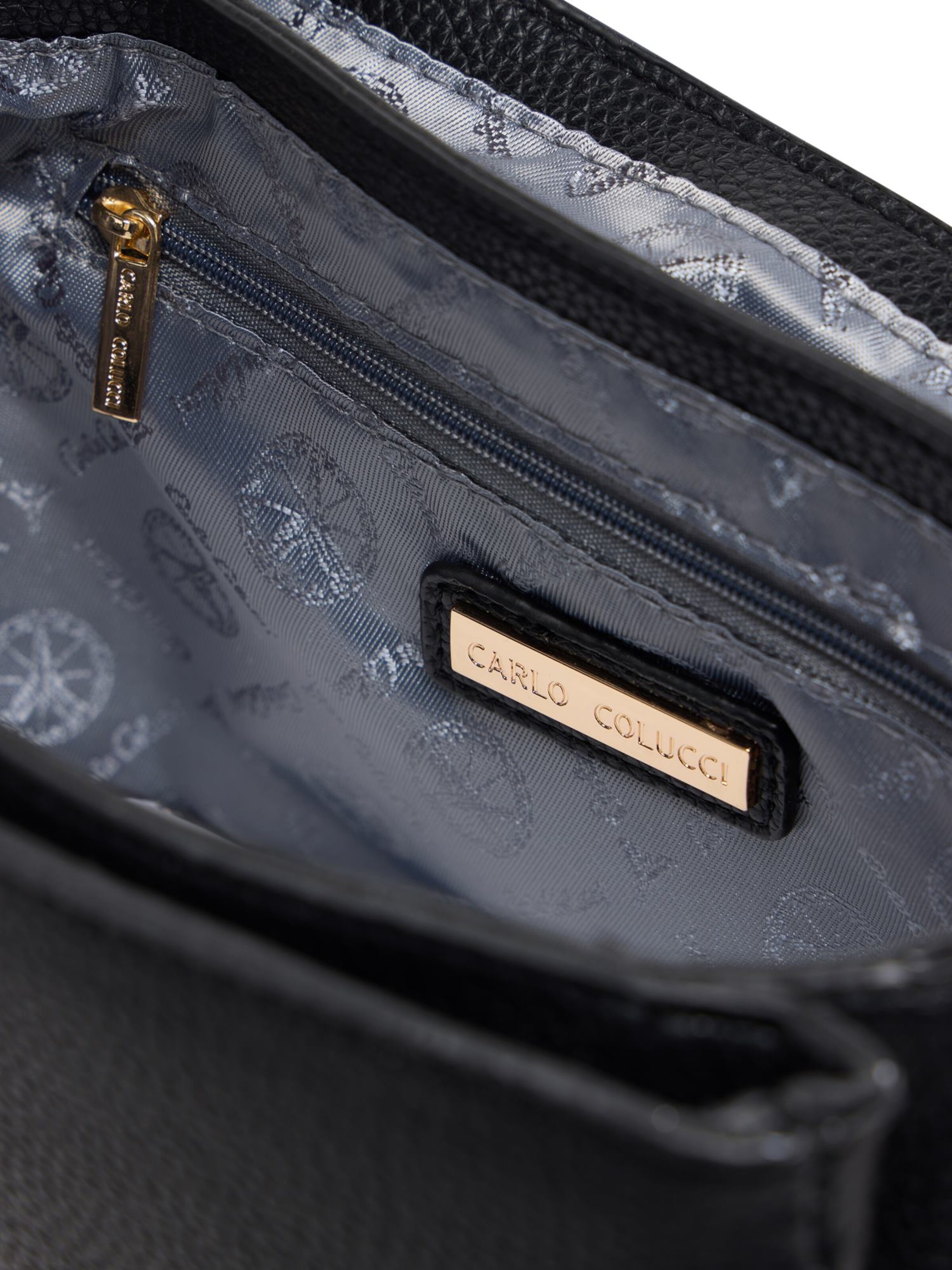 Carlo Colucci Crossbody bag 'Erebara' in Black