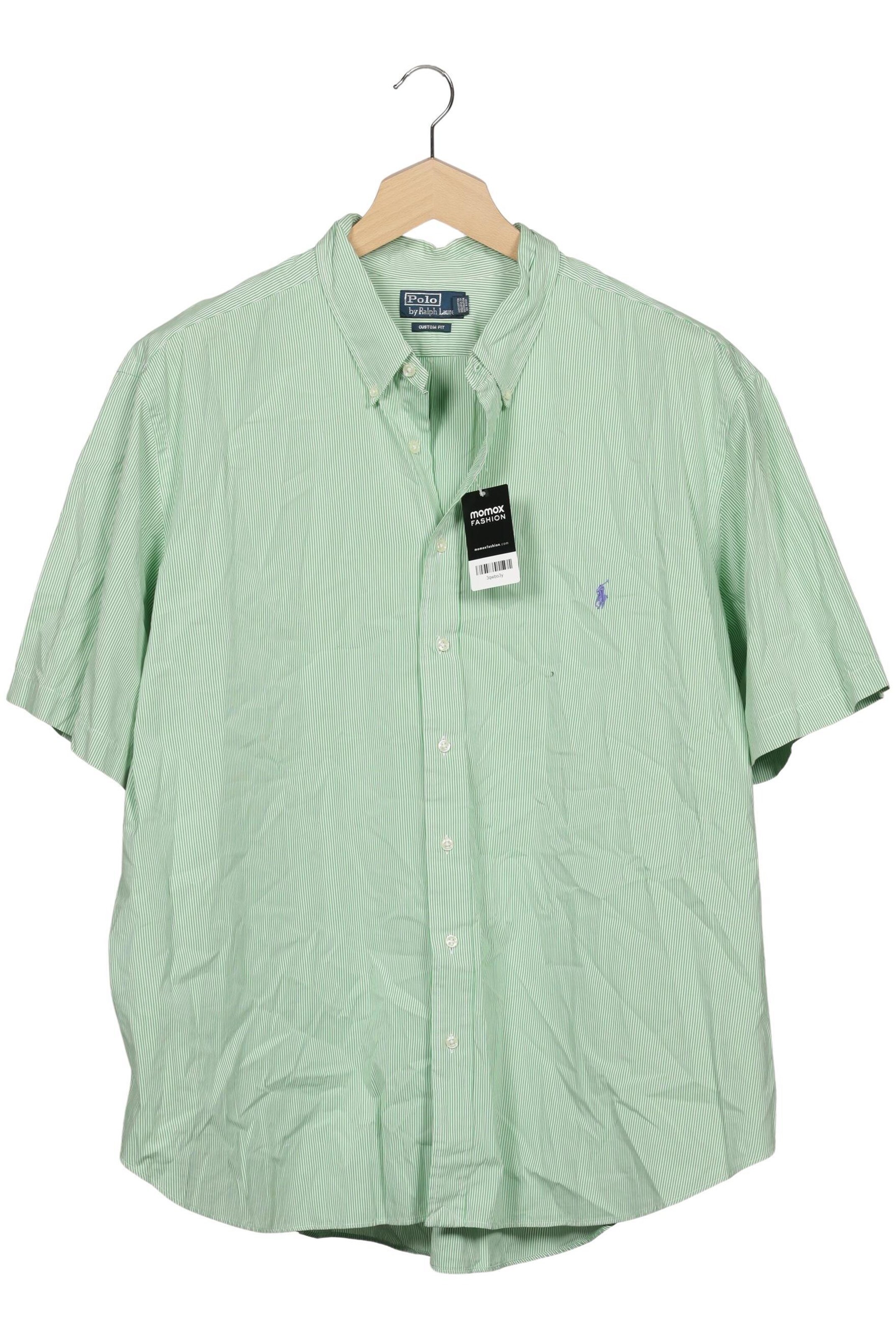 Polo Ralph Lauren Button Up Shirt in 4XL in Green: front