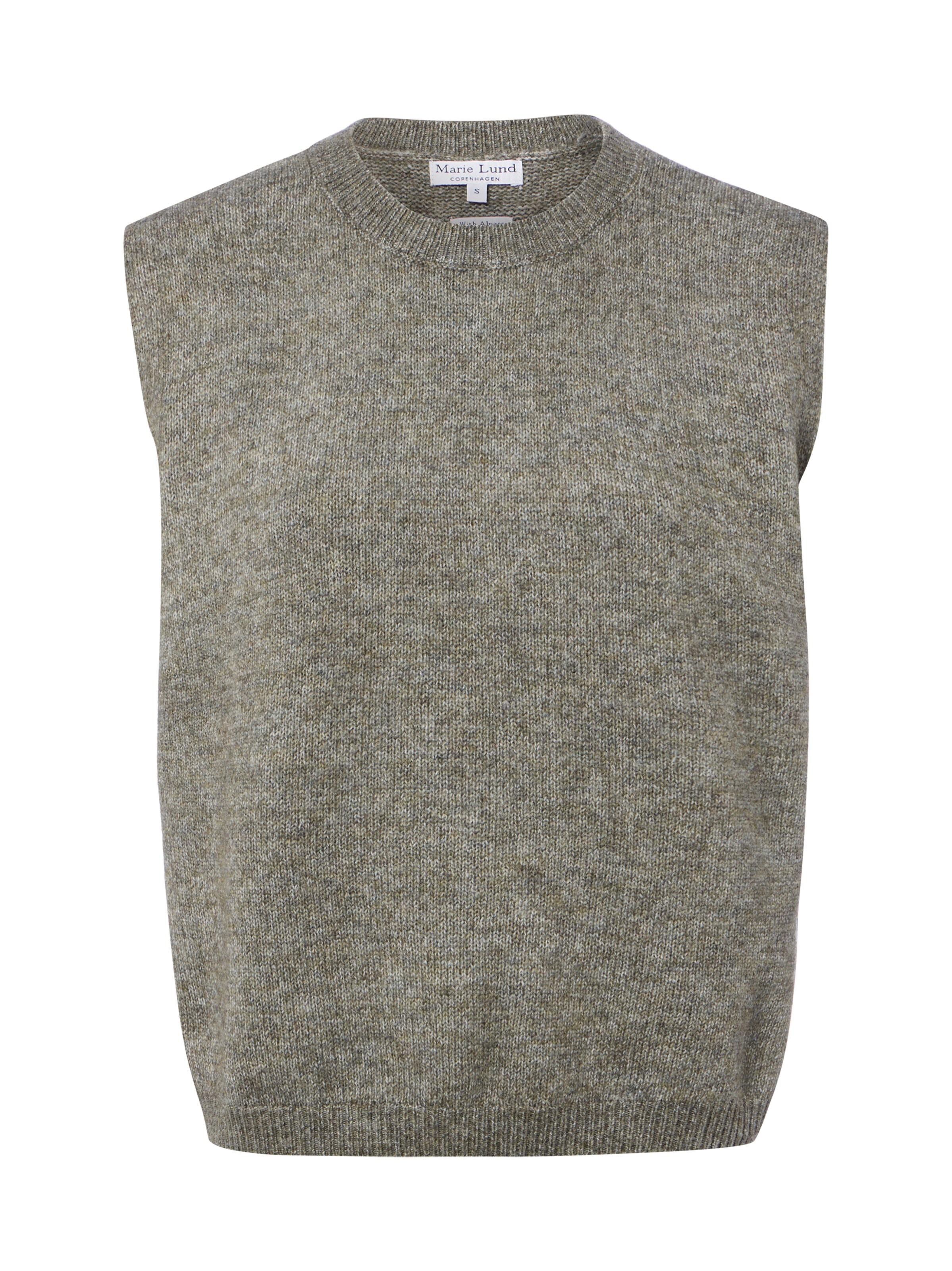 Cardigan Marie Lund en vert : devant