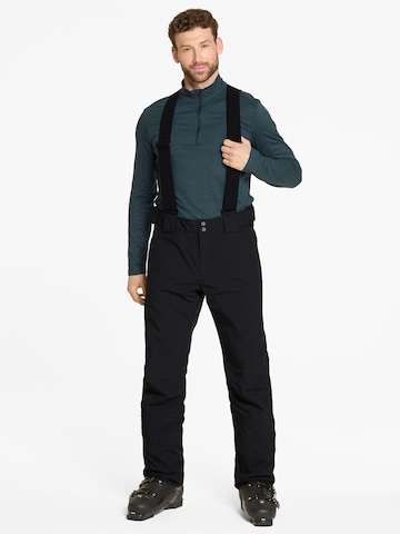ZIENER Bootcut Sporthose 'TAGA-Z' in Schwarz: Vorderseite