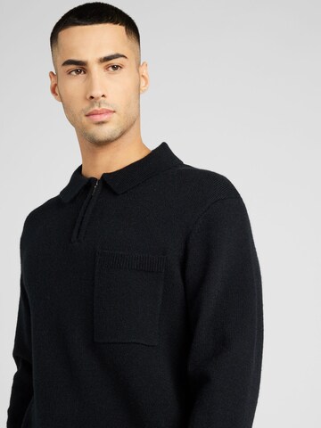 TOPMAN Sweater in Black