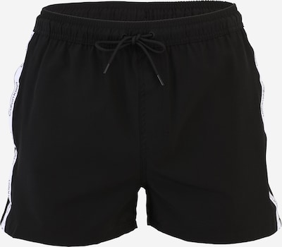 Calvin Klein Swimwear Uimashortsit värissä musta / valkoinen, Tuotenäkymä