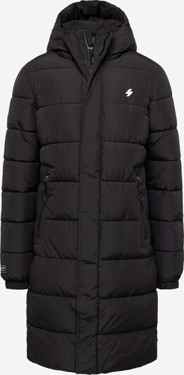 Superdry Płaszcz zimowy w kolorze czarny / białym, Podgląd produktu