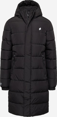 Superdry Winterjas in Zwart: voorkant