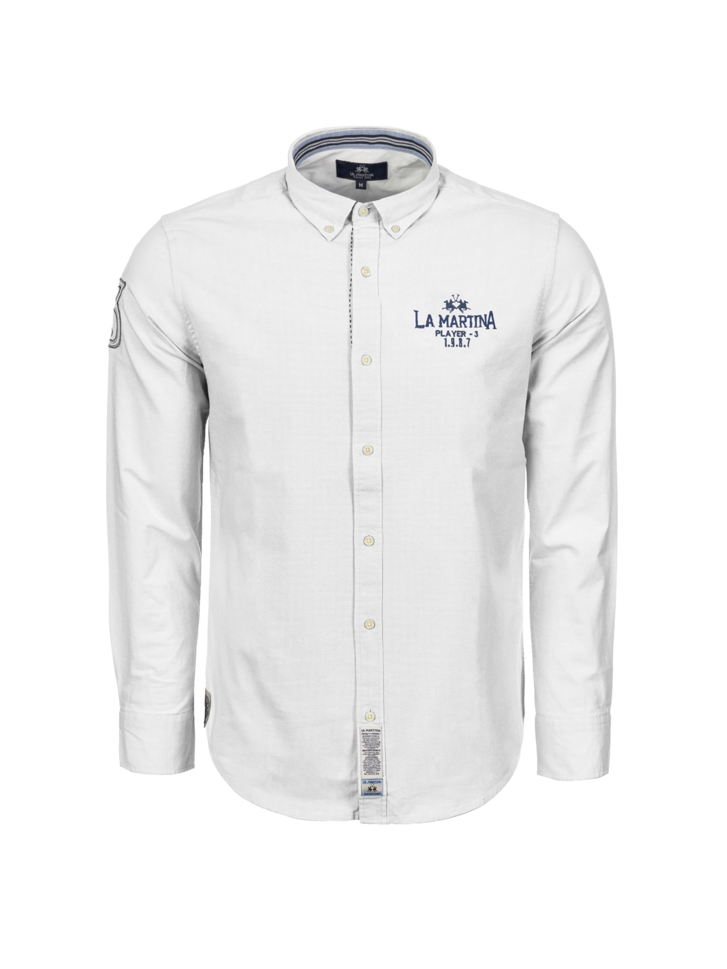 Regular fit Camicia ' MBC600 ' di La Martina in bianco: frontale