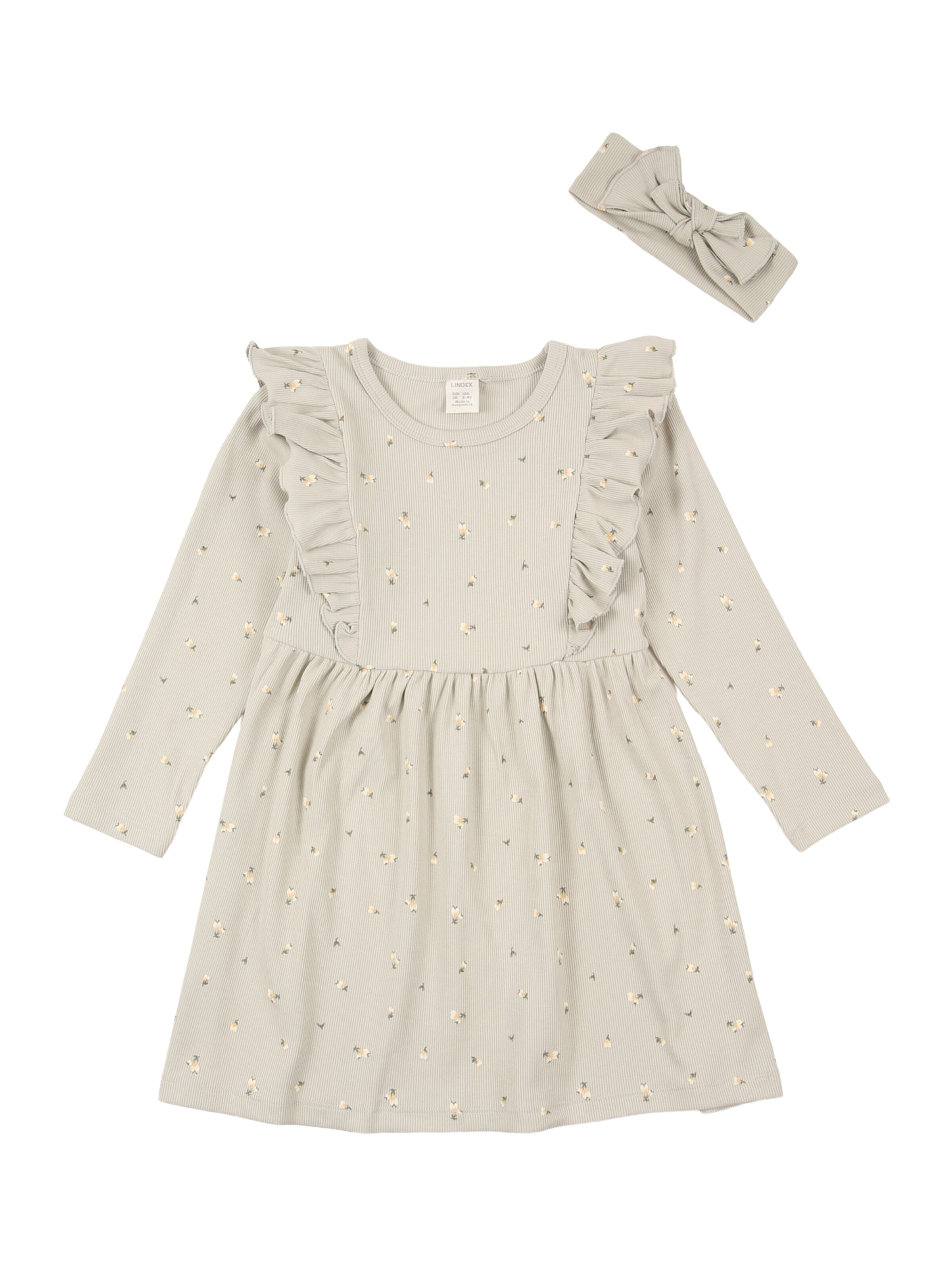 Lindex Φόρεμα σε πράσινο: μπροστά