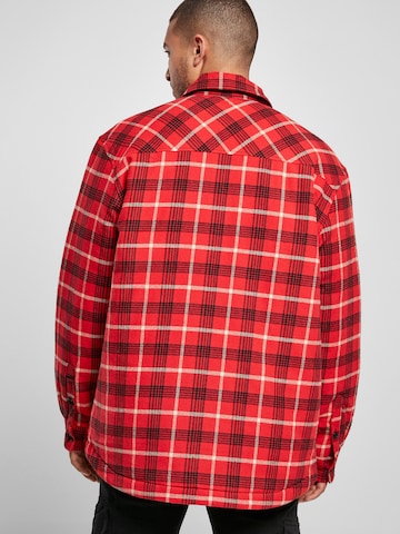 Urban Classics Regular fit Between-Season Jacket in Red