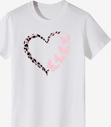 LapaPlus Shirt 'Summer' in Weiß: Vorderseite