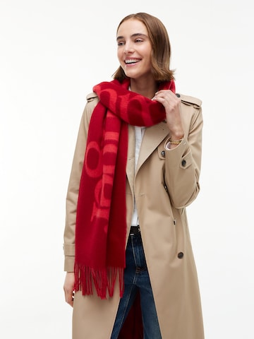 TOMMY HILFIGER Sjaal in Rood: voorkant
