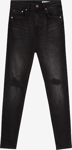 Bershka Дънки в черно: отпред