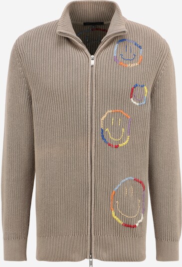 ABOUT YOU REBIRTH STUDIOS Strickjacke 'Drykorn Upcycled Smiley' in schlammfarben, Produktansicht