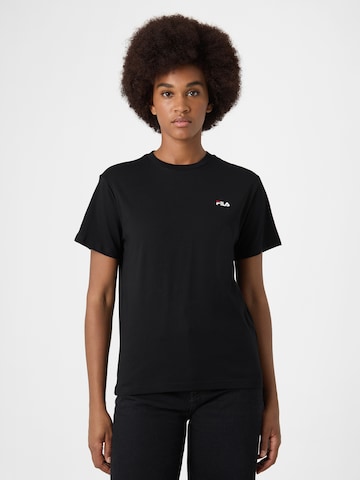 FILA Shirt 'LIGNANO tee'‌‌‌ in Schwarz: Vorderseite