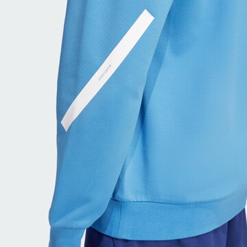 ADIDAS PERFORMANCE Sports sweatshirt 'France Travel Z.N.E.' in Blue
