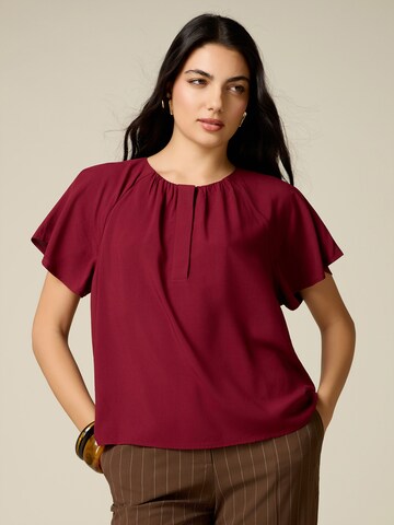 oltre Blouse in Red