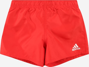 ADIDAS PERFORMANCE Regular Athletic Swimwear 'Classic Badge Of' in Red: front