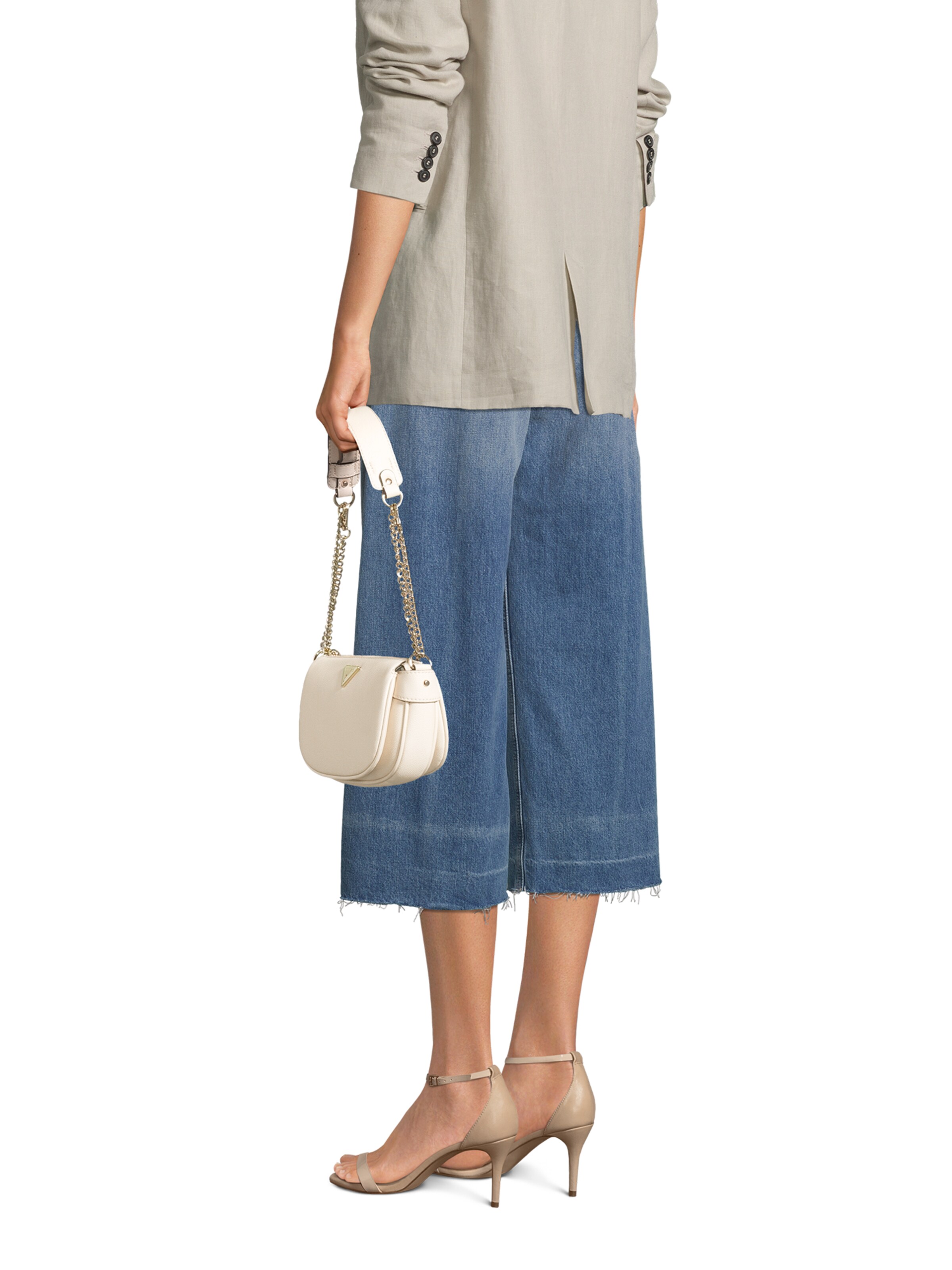 GUESS Axelremsväska 'Fedora' i beige