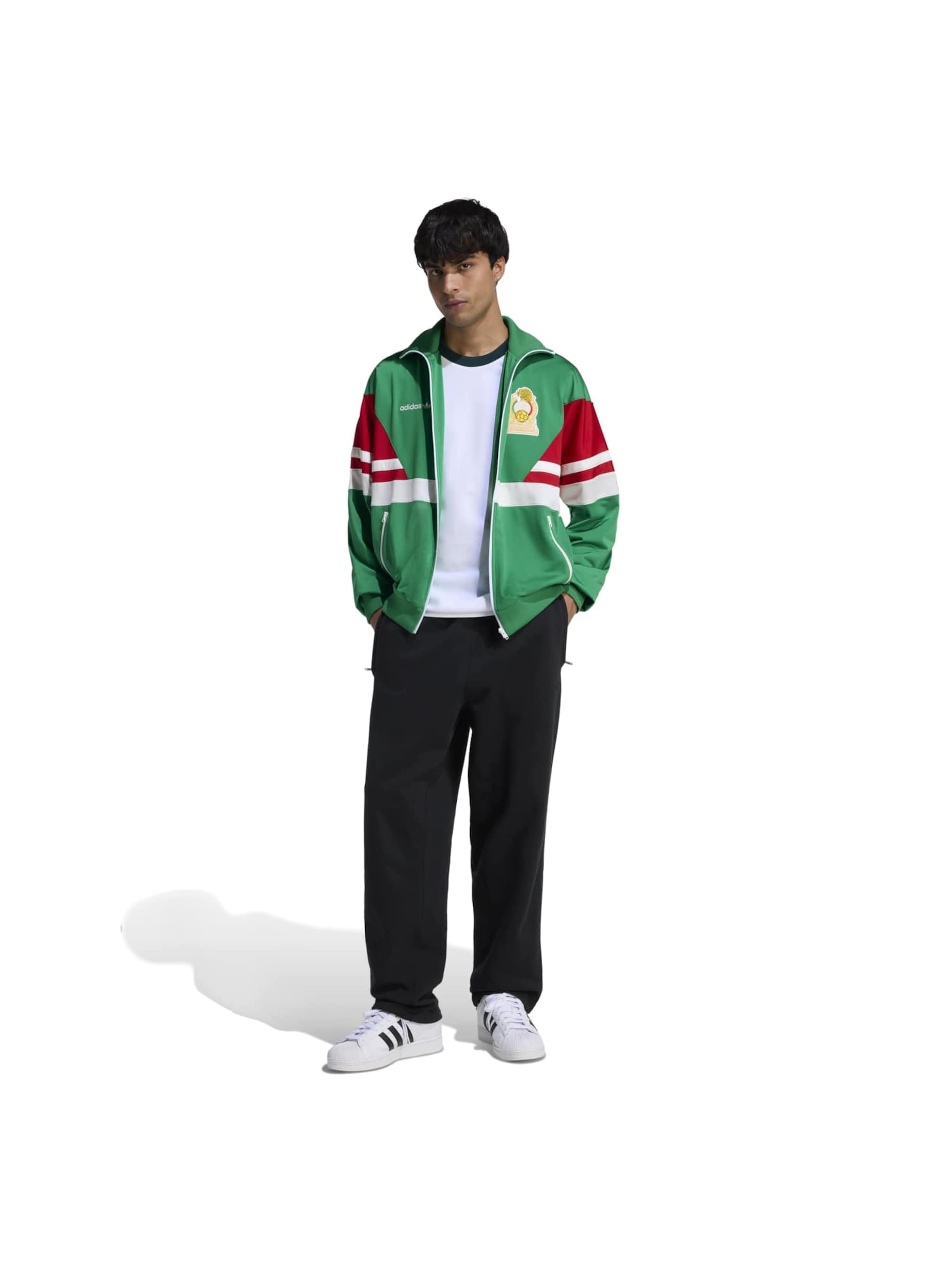 ADIDAS PERFORMANCE - Chaqueta deportiva 'Mexiko Track Top 1986' en verde