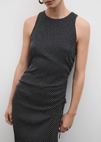 Rochie 'Topin' de la MANGO pe negru: față