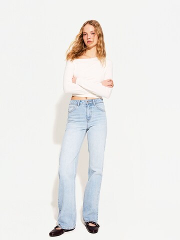 Bershka Wide leg Jeans i blå