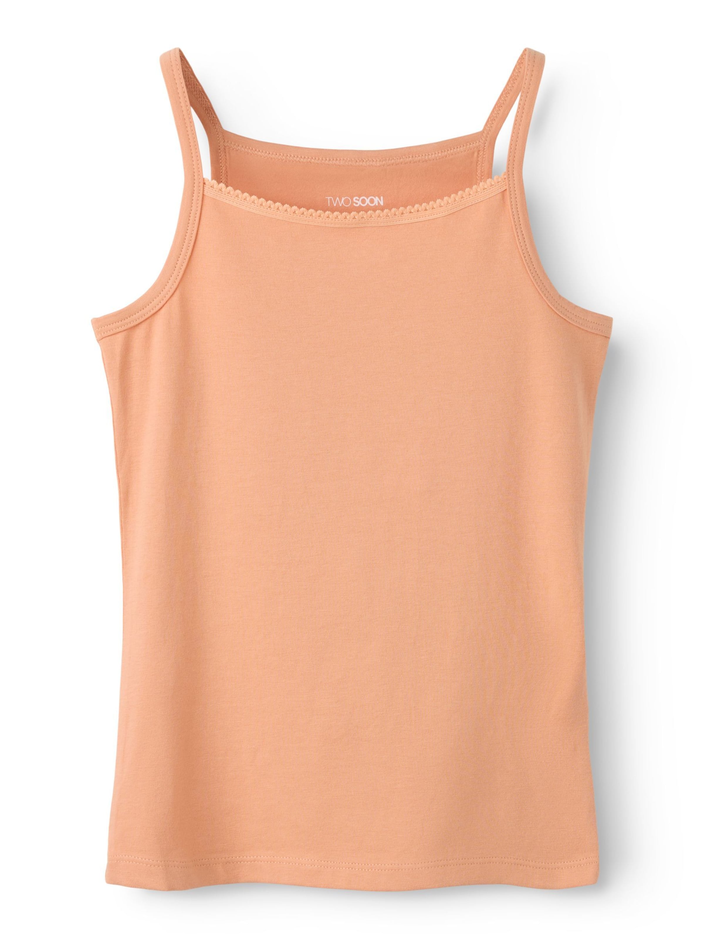 Top di TWO SOON in arancione