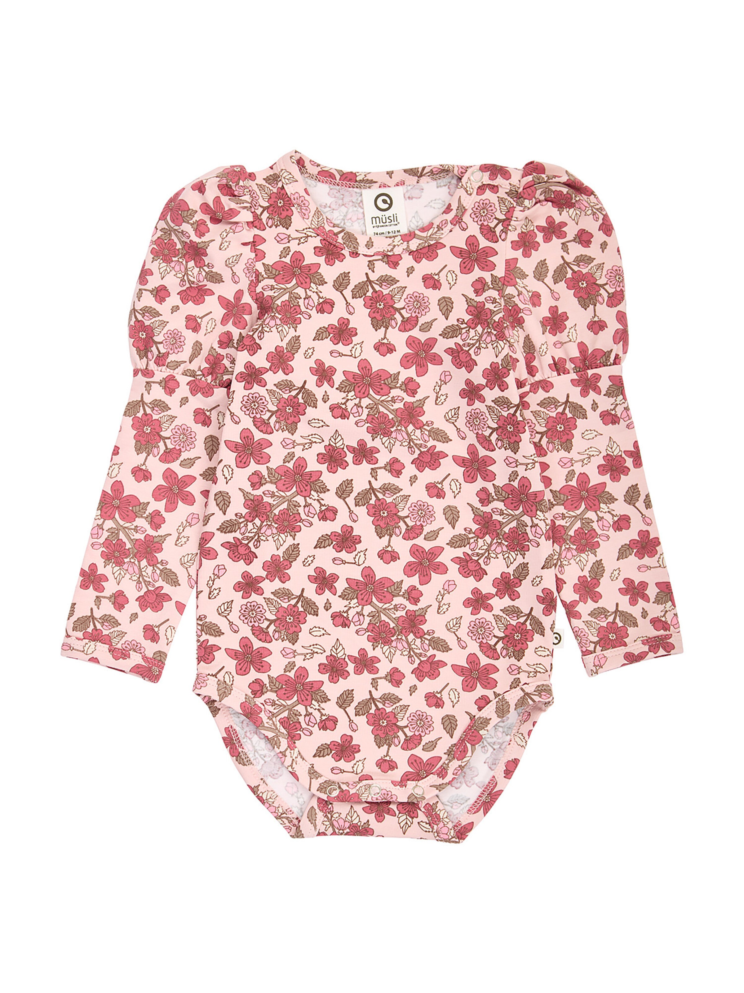 Müsli Body in 56 in khaki / pink / rosa, Produktansicht