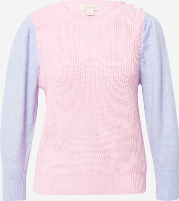 Oasis Sweater in Blue: front