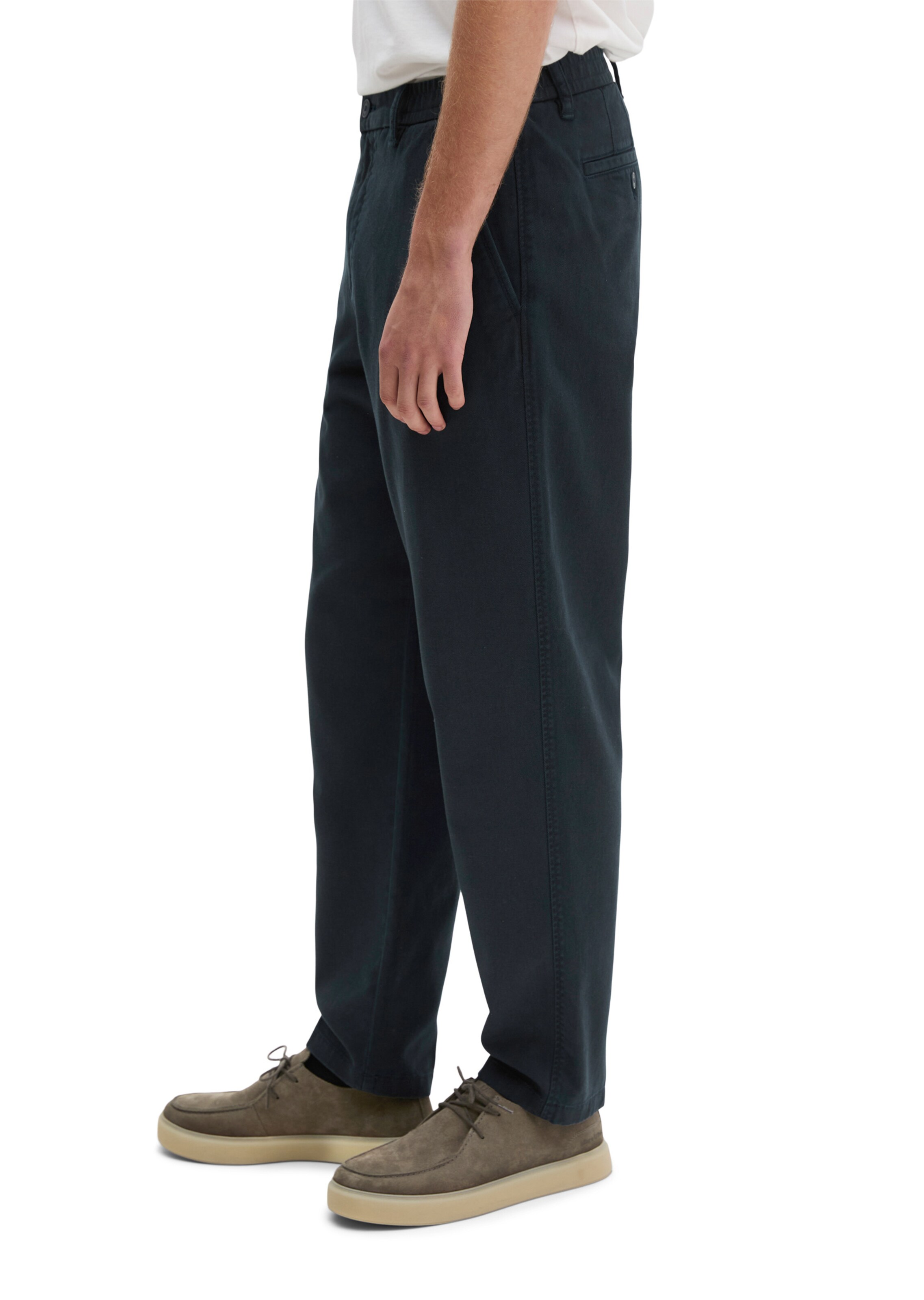 Marc O'Polo Tapered Chino 'Belsbo' in Blauw