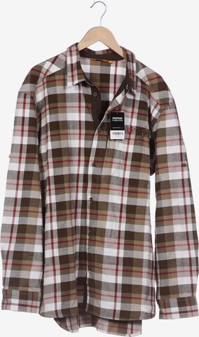 Fjällräven Button Up Shirt in XXXL in Brown: front