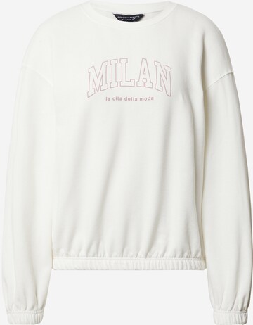 Sweat-shirt 'Milan' Dorothy Perkins en beige : devant