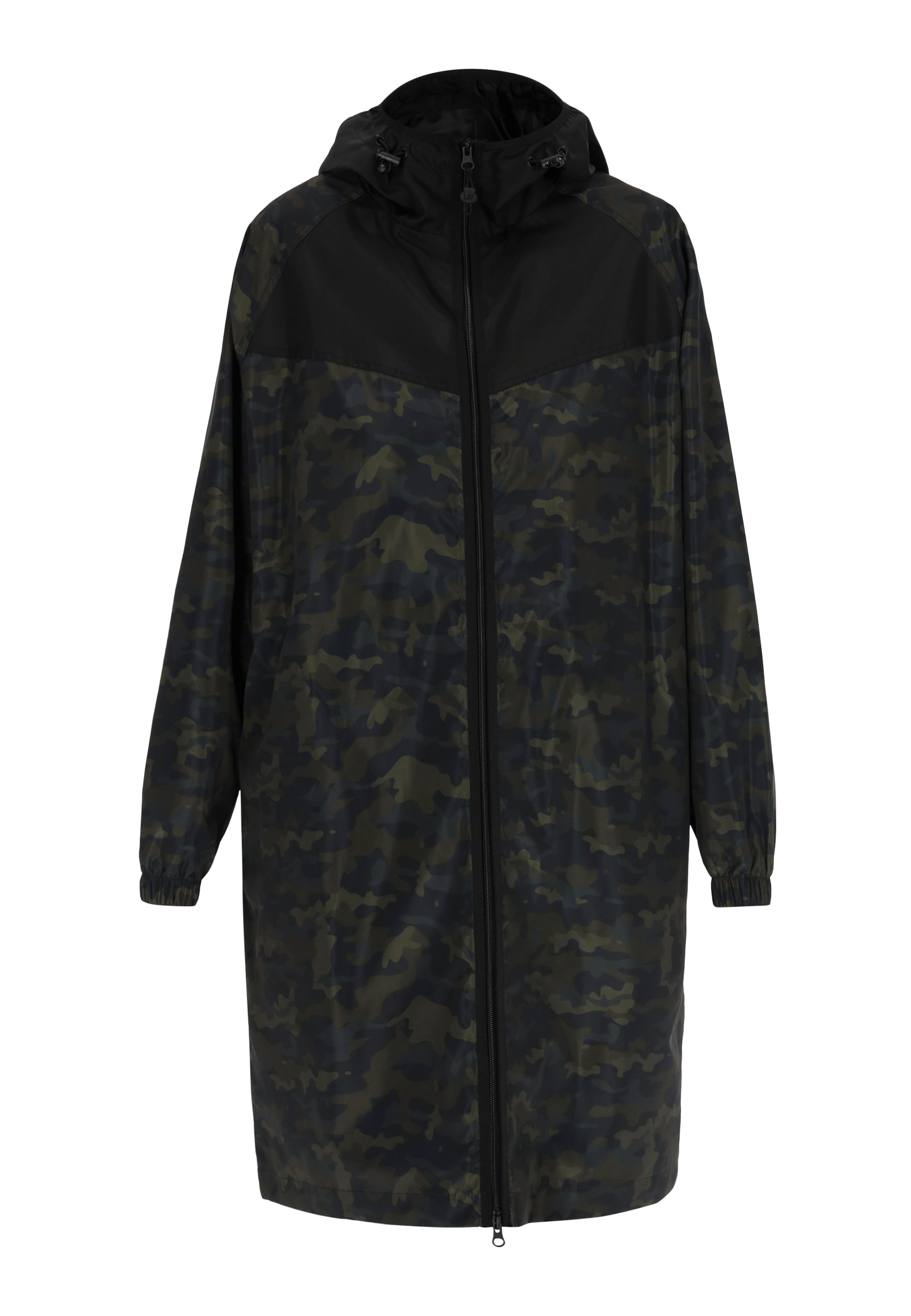 urban rain by Schmuddelwedda Outdoor coat in Green: front