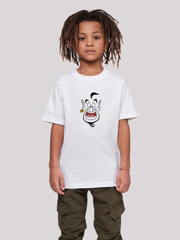 F4NT4STIC T-Shirt 'Aladdin Genie Face' in Weiß: predná strana