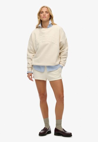 Superdry Sweatshirt 'Athletic Essentials' in White