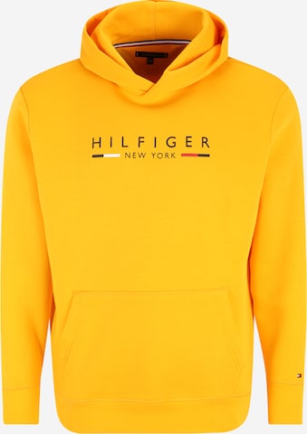 Tommy Hilfiger Big & Tall Collegepaita 'NEW YORK' värissä keltainen: edessä