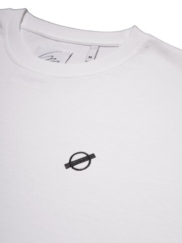 SC.SB Milano Shirt 'no limit' in Weiß