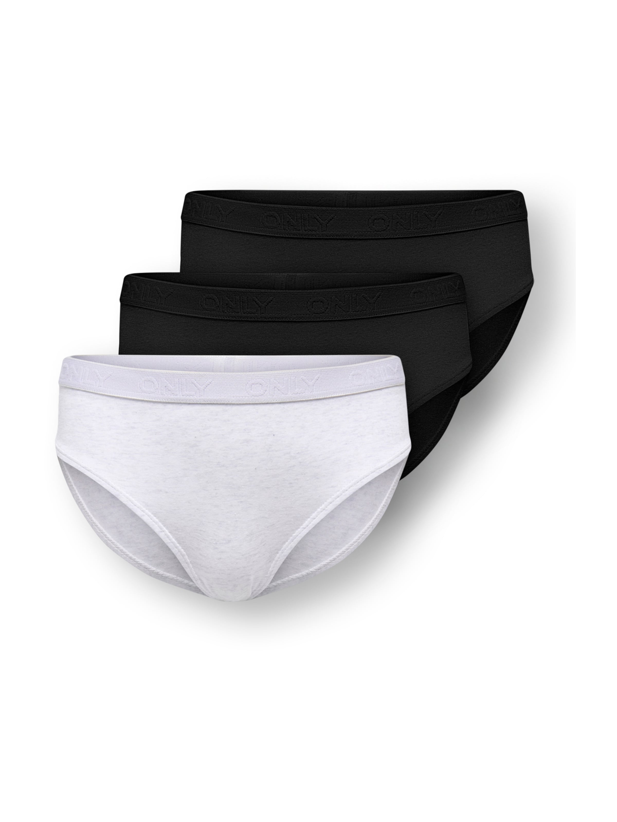 pelēks ONLY GIRLS Apakšbikses 'KOGLOLA': no priekšpuses