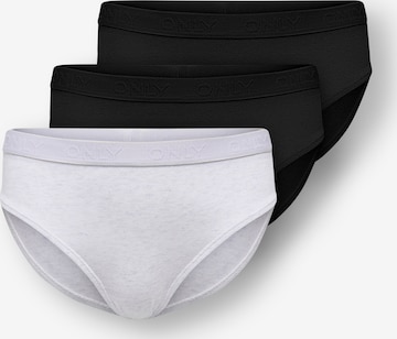 pelēks ONLY GIRLS Apakšbikses 'KOGLOLA': no priekšpuses