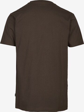 Cleptomanicx T-Shirt 'Jack Gullock' in Braun