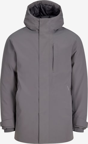 Parka mi-saison JACK & JONES en gris : devant