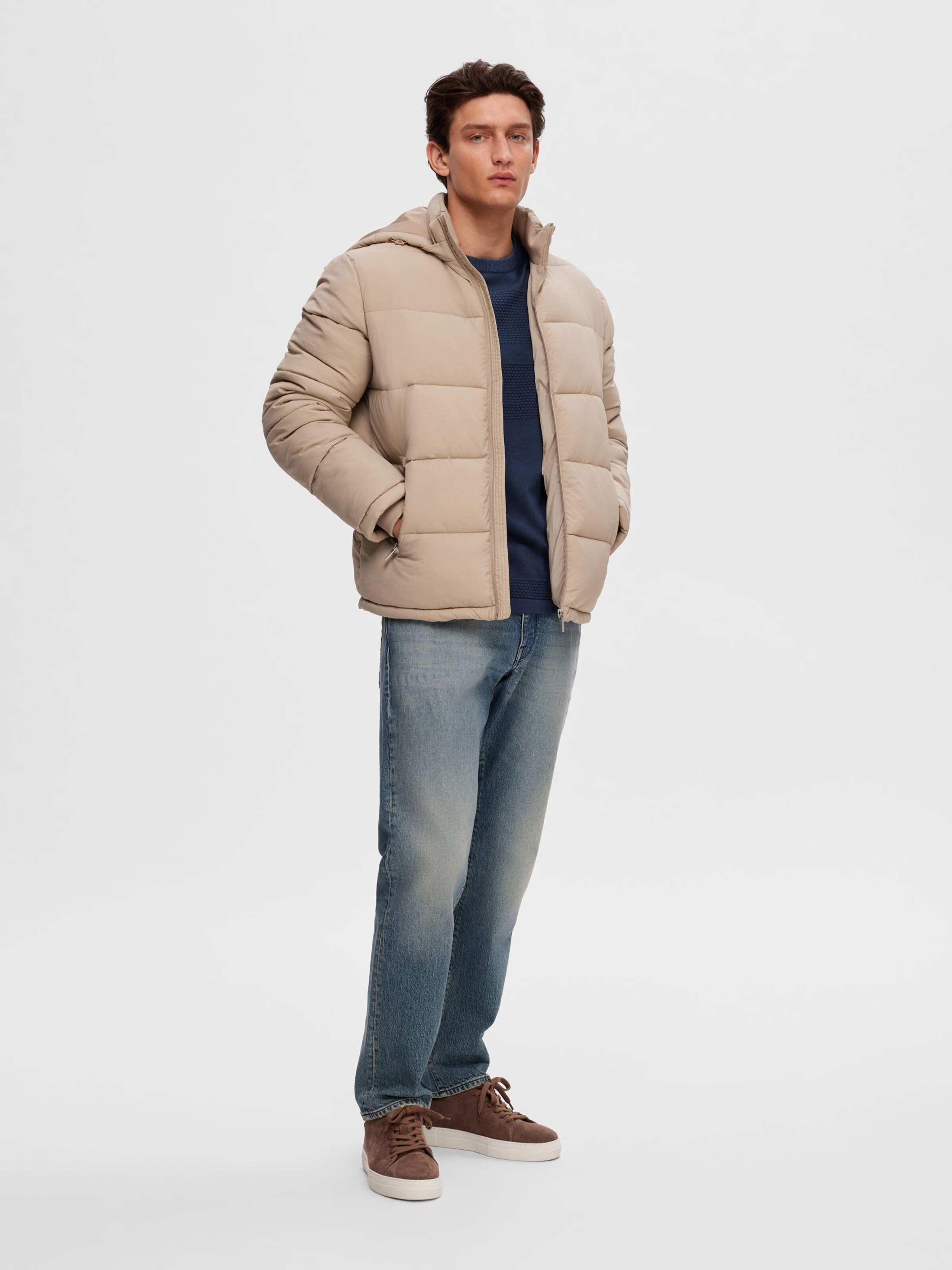 Selected homme hotsell puffer jacket