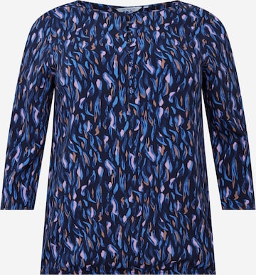 Tom Tailor Women + Bluse in Blau: predná strana