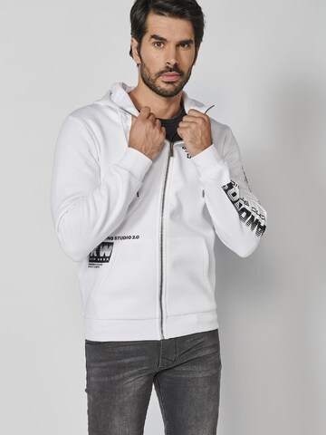 KOROSHI Sweat jacket in White