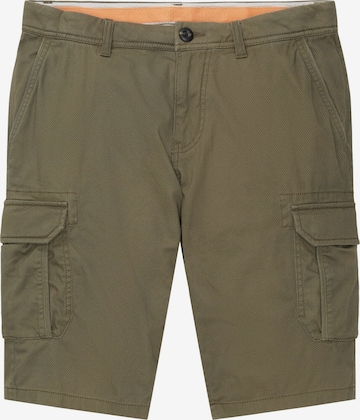 TOM TAILOR Regular Cargo trousers in Green: front