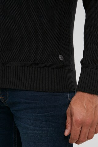 BLEND Gebreid vest 'Thorson' in Zwart