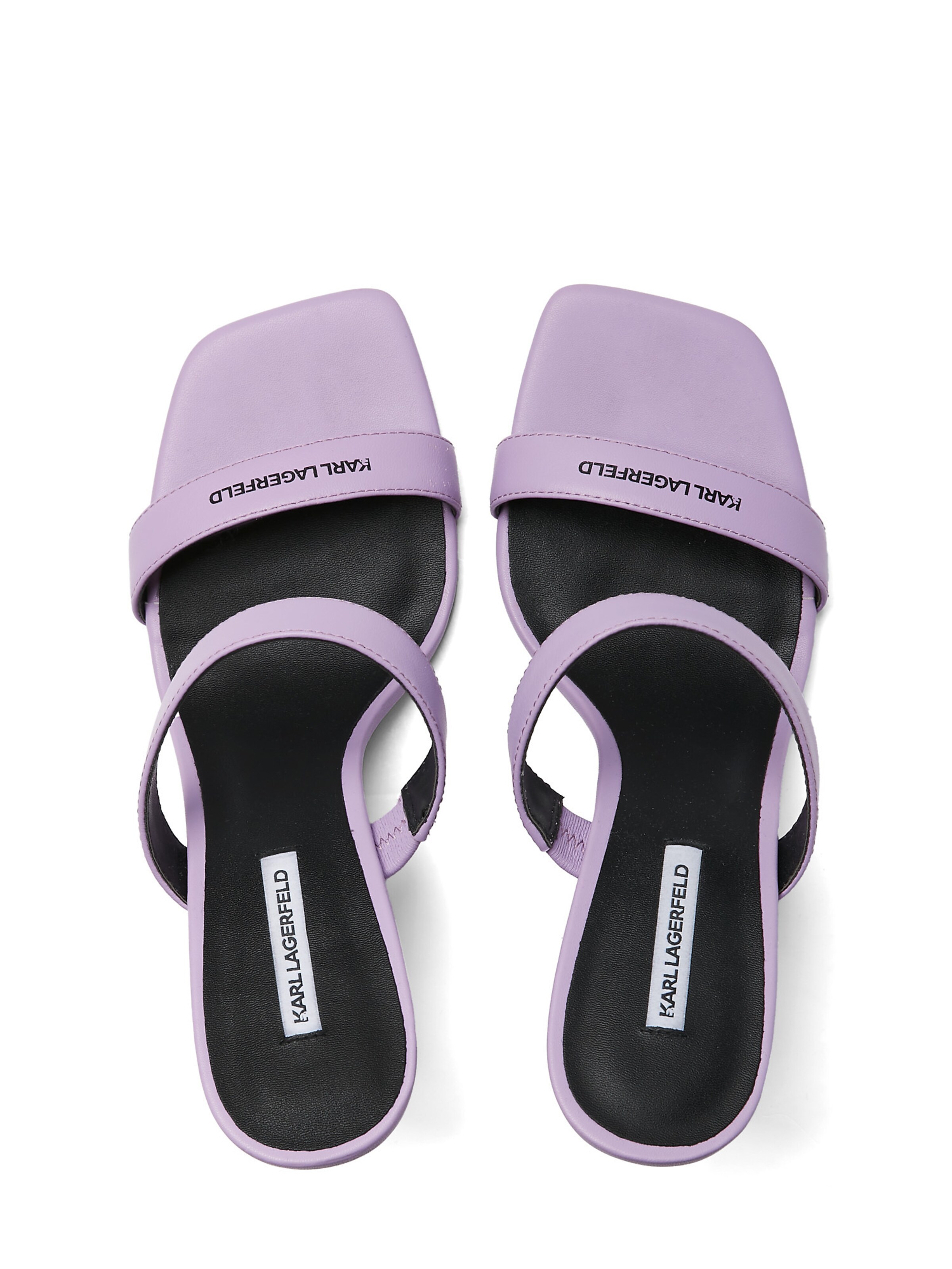 lillā KARL LAGERFELD JEANS Ādas čības 'Waverly Wedges'