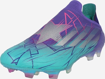 ADIDAS PERFORMANCE Soccer Cleats 'X SPEEDFLOW' in Turquoise / Silver grey / Dark purple, Item view