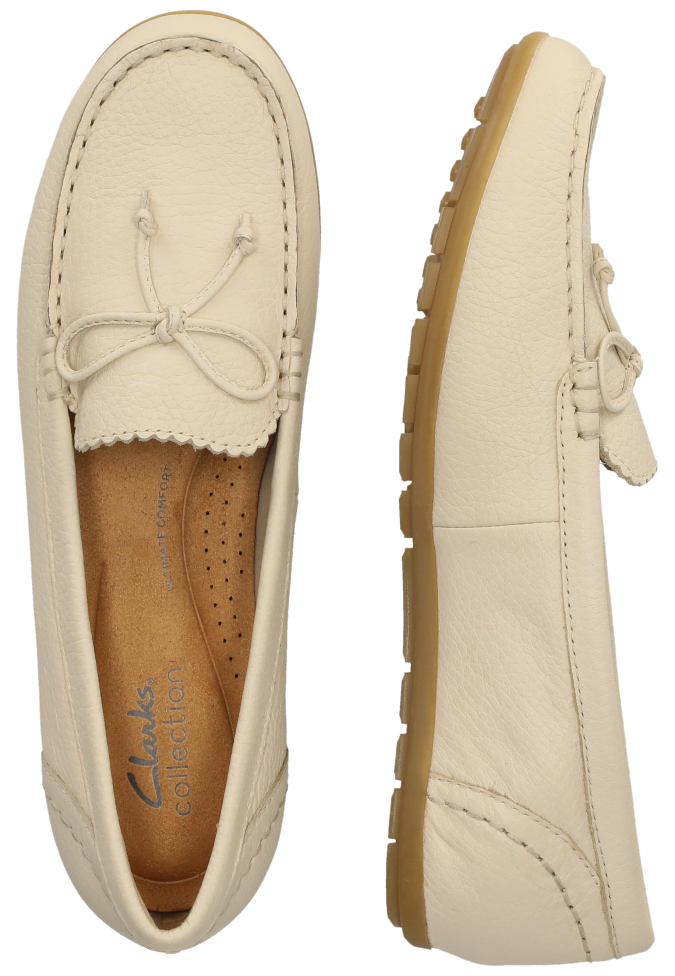 CLARKS Slip-ons 'Elliotte Sail' in Beige